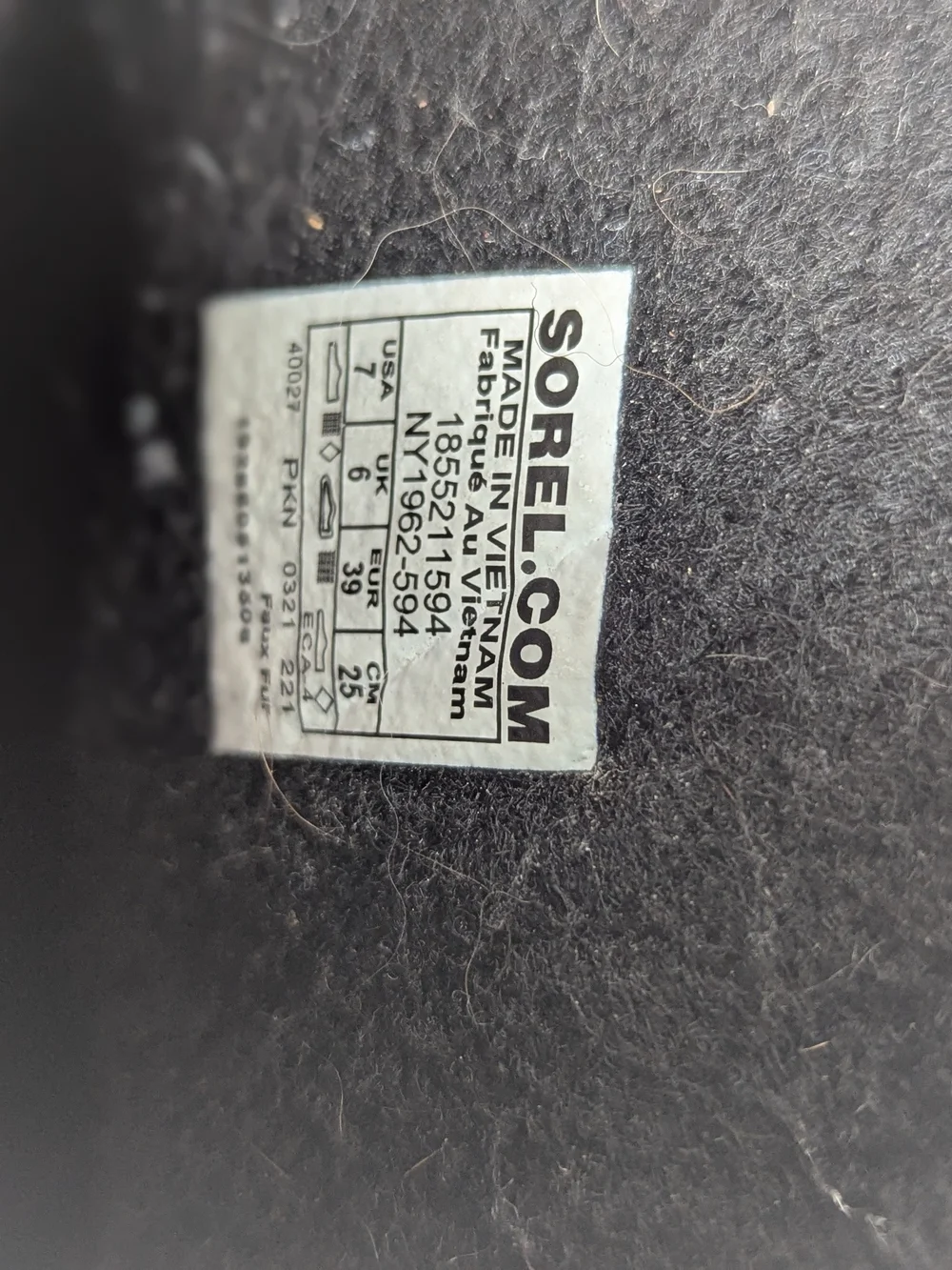Sorel waterproof lower